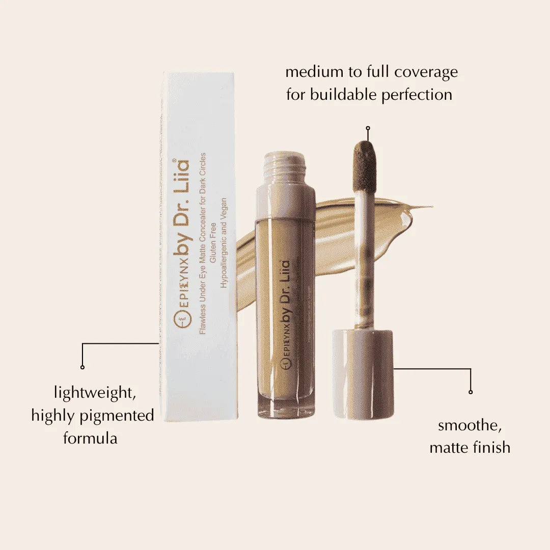 Flawless Matte Concealer – Vegan, Gluten-Free, Full Coverage & Long-Wearing Cartsfy Inc.