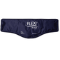 U-shaped gel ice pack wrap with Flexi Kold logo, navy cover with black edge