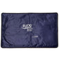FlexiKold gel ice pack, navy blue rectangular with FLEXI kold logo on back