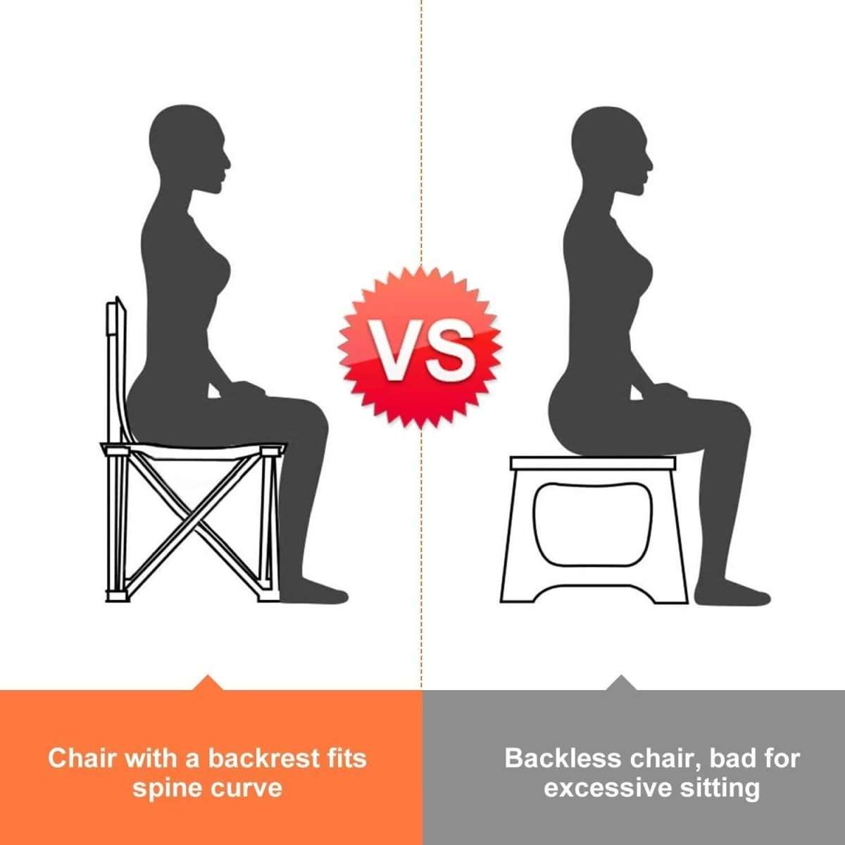 Folding beach chair with back support and side cup holder panel