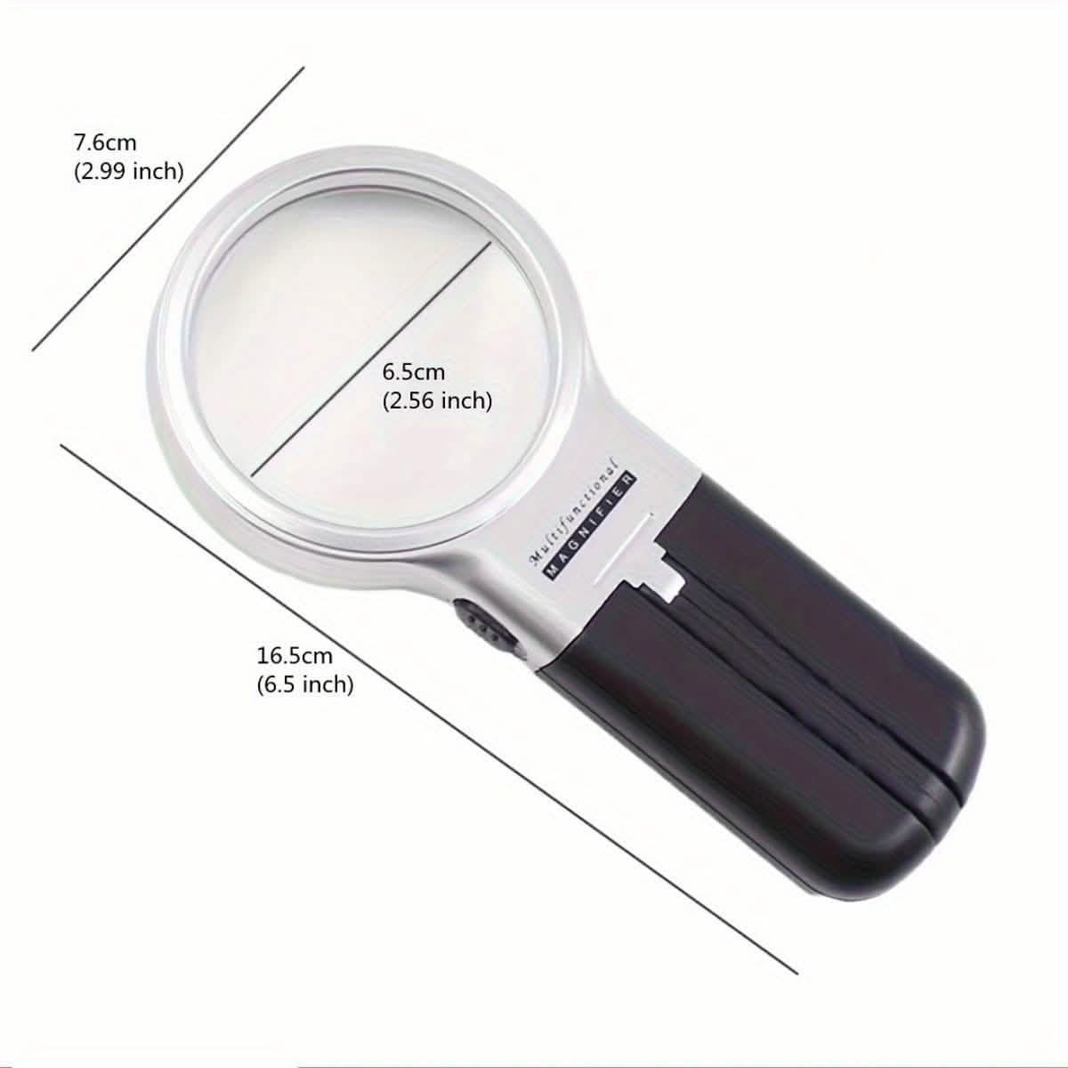 Foldable HD Multi-Power Magnifying Glass (Handheld & Desktop) Cartsfy Inc.