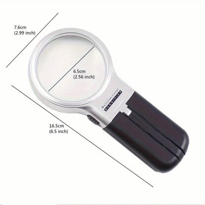Foldable HD Multi-Power Magnifying Glass (Handheld & Desktop) Cartsfy Inc.