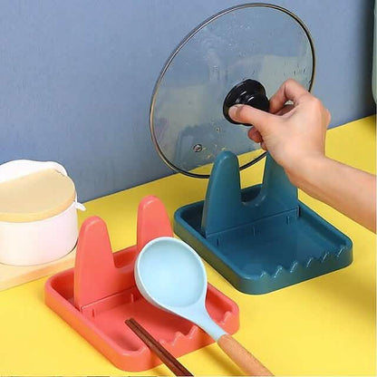 Foldable Pot Lid Rack Plastic Spoon Holder Stand Kitchen Supplies Organizer Cartsfy Inc.