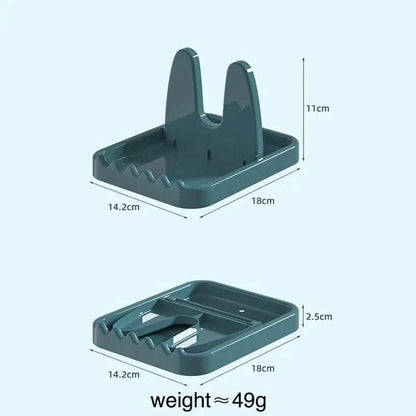 Foldable Pot Lid Rack Plastic Spoon Holder Stand Kitchen Supplies Organizer Cartsfy Inc.
