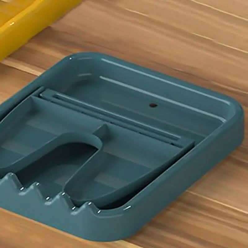Foldable Pot Lid Rack Plastic Spoon Holder Stand Kitchen Supplies Organizer Cartsfy Inc.