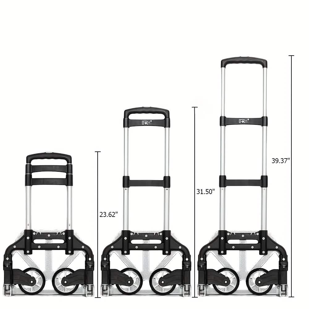 Folding Aluminum Hand Cart & Dolly – 165 lb Capacity | Lightweight & Portable DailySale Default Title Default Title-