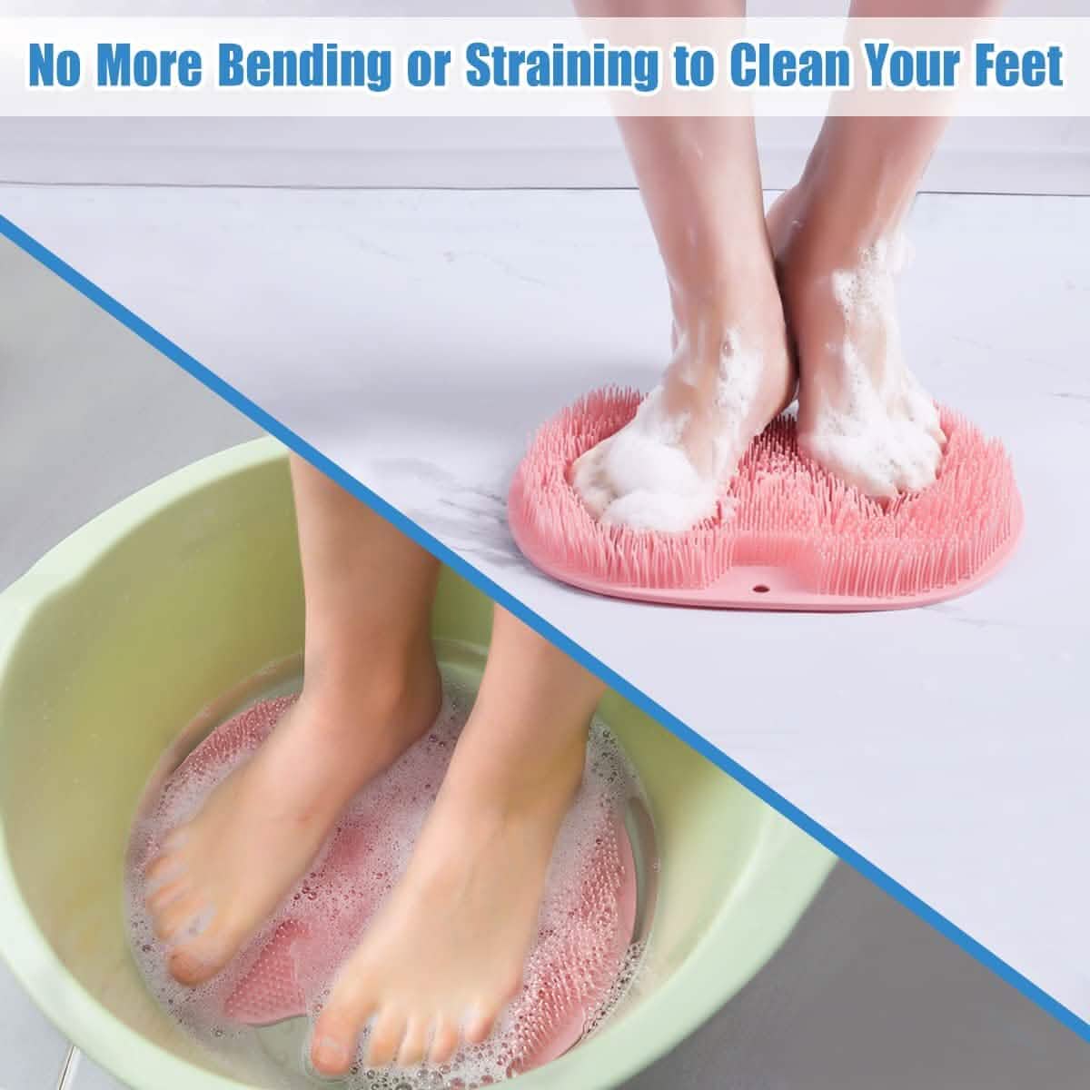 Foot Scrubber Back Brush Bathroom Massager Cartsfy Inc.
