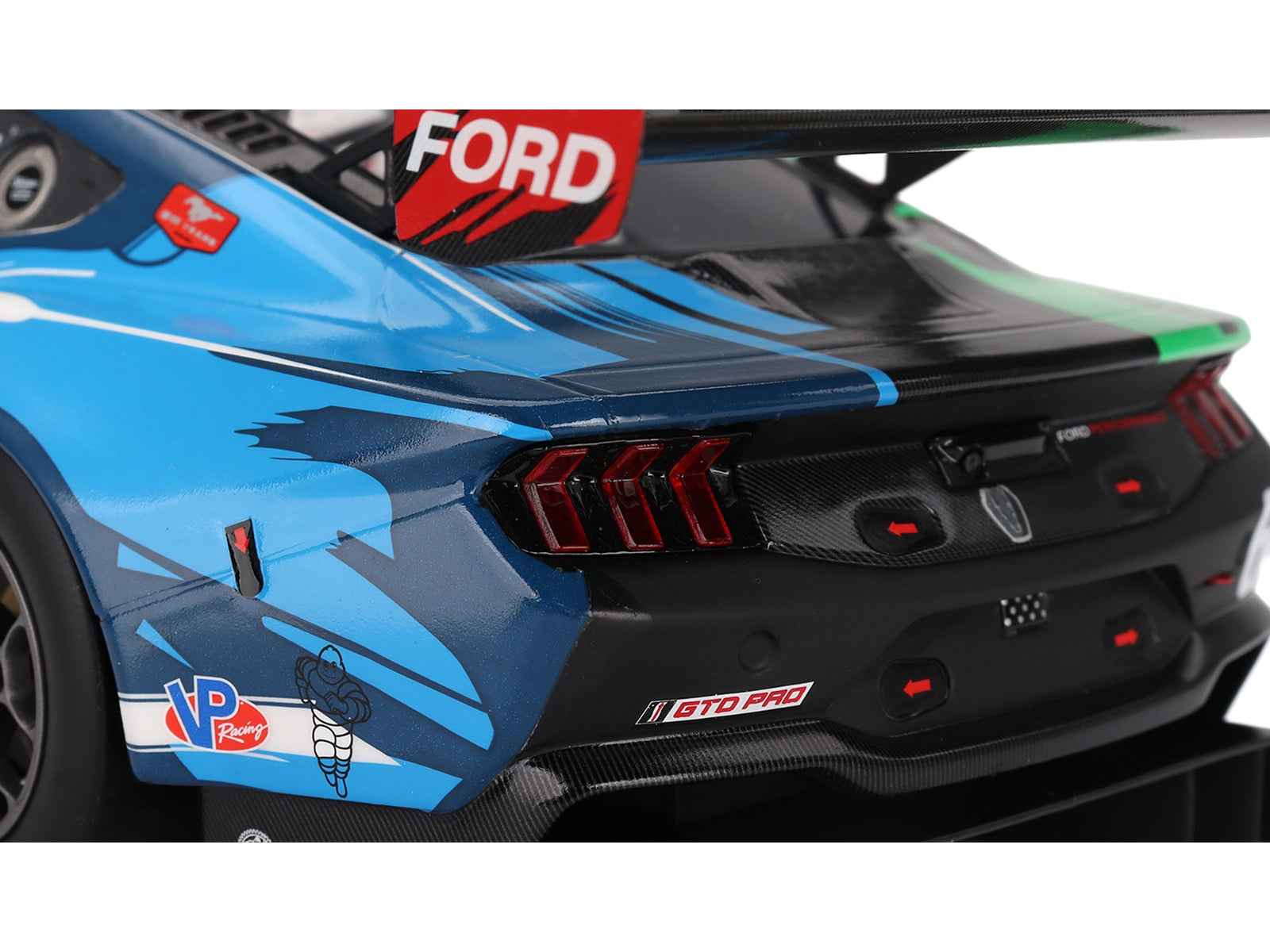 Ford Mustang GT3 #64 Mike Rockenfeller - Harry Tincknell "Ford Multimatic Motorsports" "Motul Course de Monterey - Laguna Seca" (2024) 1/18 Model Car by Top Speed Cartsfy Inc.