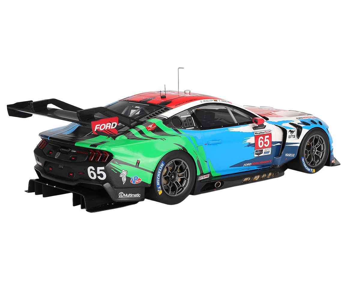 Ford Mustang GT3 #65 Joey Hand - Dirk Muller "Ford Multimatic Motorsports" "Motul Course de Monterey - Laguna Seca" (2024) 1/18 Model Car by Top Speed Cartsfy Inc.