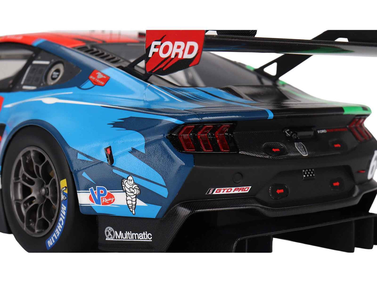 Ford Mustang GT3 #65 Joey Hand - Dirk Muller "Ford Multimatic Motorsports" "Motul Course de Monterey - Laguna Seca" (2024) 1/18 Model Car by Top Speed Cartsfy Inc.