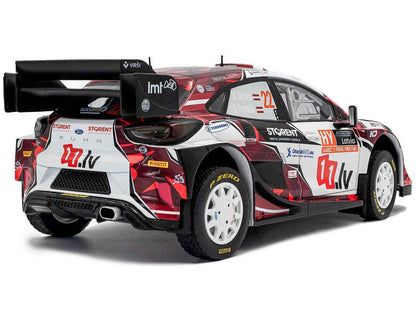 Ford Puma Rally1 #22 Martins Sesks - Renars Francis "Rally Latvia" (2024) "Competition" Series 1/18 Diecast Model Car by Solido Miniature Motors Default Title Default Title-
