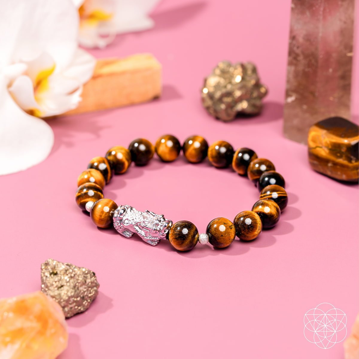 Fortune Flows - Tiger’s Eye & Pixiu Bracelet - Cartsfy Inc.