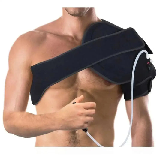 Gel Ice Shoulder Brace with Hot/Cold Compression NatraCure Default Title Default Title-