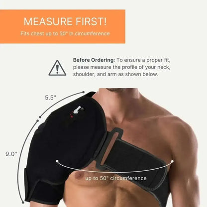 Gel Ice Shoulder Brace with Hot/Cold Compression NatraCure Default Title Default Title-
