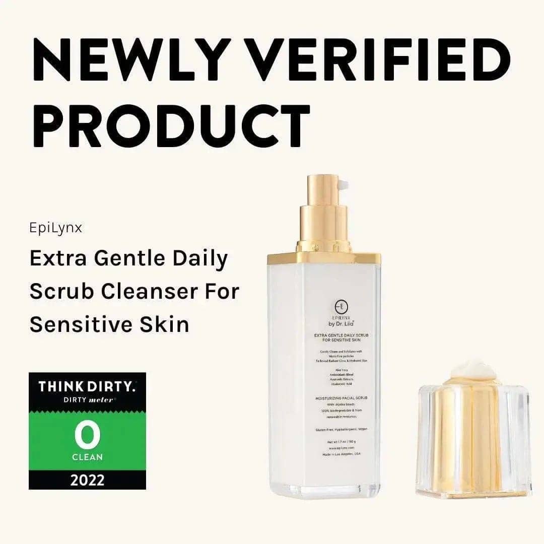 Gentle Exfoliating Face Scrub – Hyaluronic Acid, Aloe Vera & Biodegradable Jojoba Beads EpiLynx Default Title Default Title-