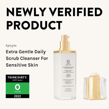 Newly verified product graphic with EpiLynx scrub cleanser bottle and refill