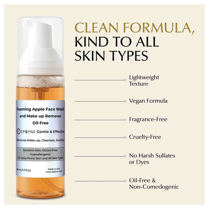 Gentle Foaming Facial Cleanser – Aloe, Apple & Ashwagandha for All Skin Types Cartsfy Inc.
