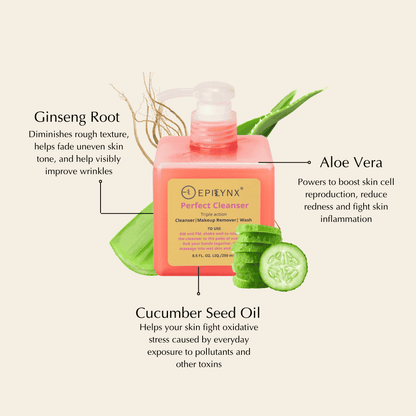 Gentle Hydrating Facial Cleanser – Aloe, Cucumber & Antioxidants (Nut-Free, Gluten-Free, Vegan) Cartsfy Inc.