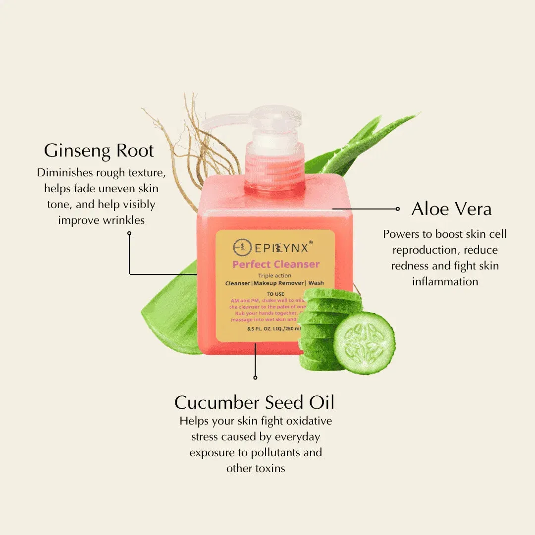Gentle Hydrating Facial Cleanser – Aloe, Cucumber & Antioxidants (Nut-Free, Gluten-Free, Vegan) EpiLynx Default Title Default Title-