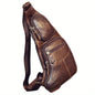 Genuine Leather Crossbody Sling Bag (Unisex) Cartsfy Inc.