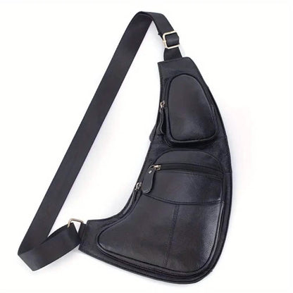 Genuine Leather Crossbody Sling Bag (Unisex) Cartsfy Inc.