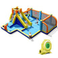 Giant Soccer-Themed Inflatable Water Slide with 735W Blower Cartsfy Inc.
