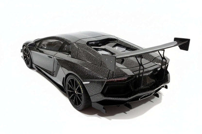 GL Model Lamborghini Aventador Roadster SVJ Sparkling Black 1:18 WITH DISPLAY STM Diecast Default Title Default Title-