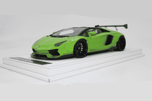 GL Model Lamborghini Aventador Roadster SVJ Spearmint Green 1:18 WITH DISPLAY Cartsfy Inc.