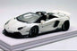 GL Model Lamborghini Aventador Roadster SVJ White w/ Black Wheels 1:18 WITH DISPLAY Cartsfy Inc.
