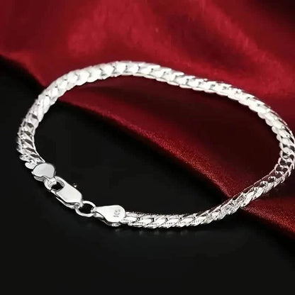Gleaming Treasure Elegant 925 Sterling Silver Bracelet - Cartsfy Inc.