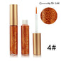 Copper orange glitter eyeliner with applicator and vial set, labeled 4#.