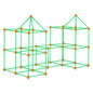 Glow In The Dark! Christmas Gift! Tent Fort Building Kit for Kid Glow In The Dark STEM Construction Toy 140P Cartsfy Inc.