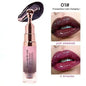 Glow Pop gloss & lip treatment with dark berry shade and applicator