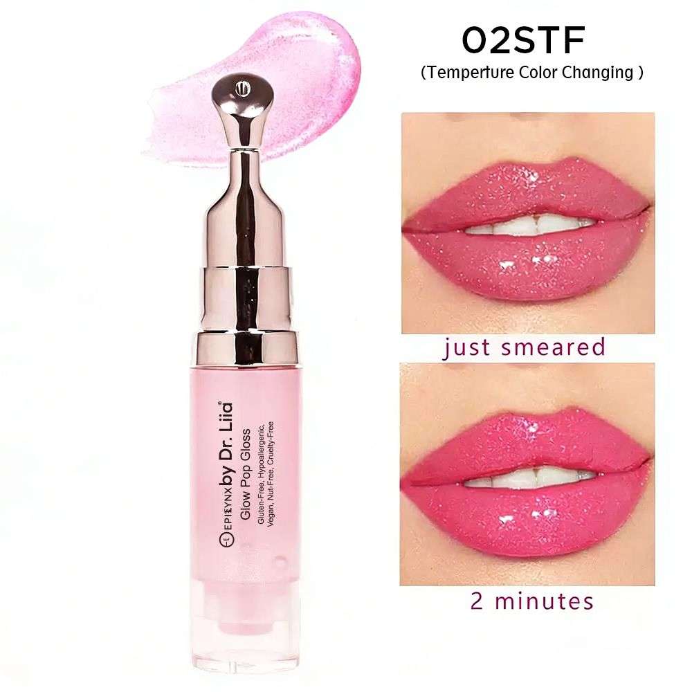 02STF temperature color-changing lip gloss tube