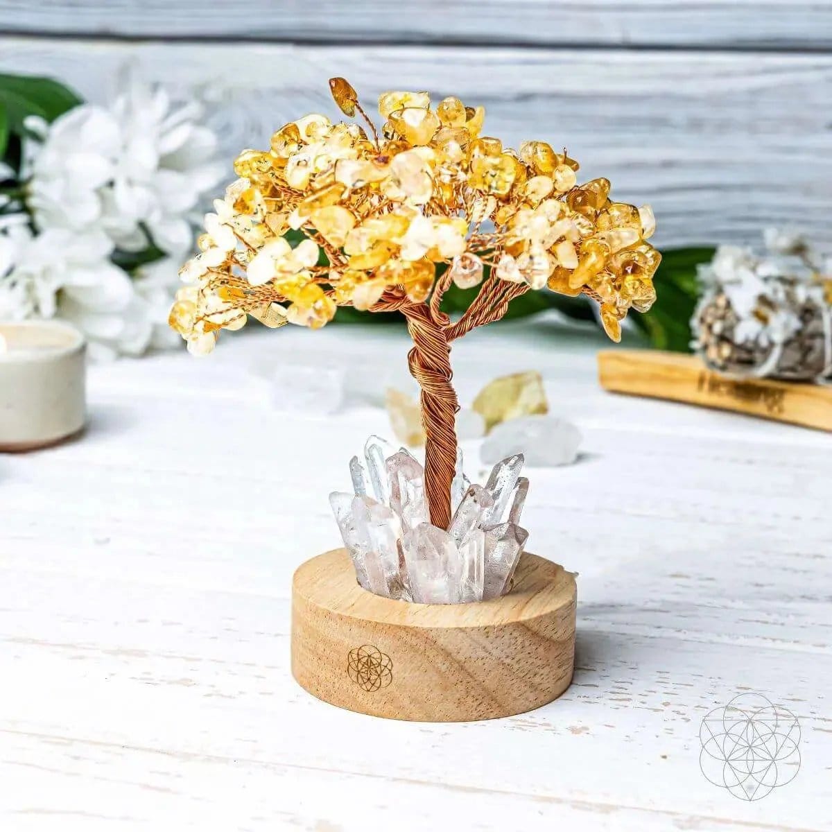 Golden Lamp of Wealth - Citrine Tree Conscious Items Default Title Default Title-
