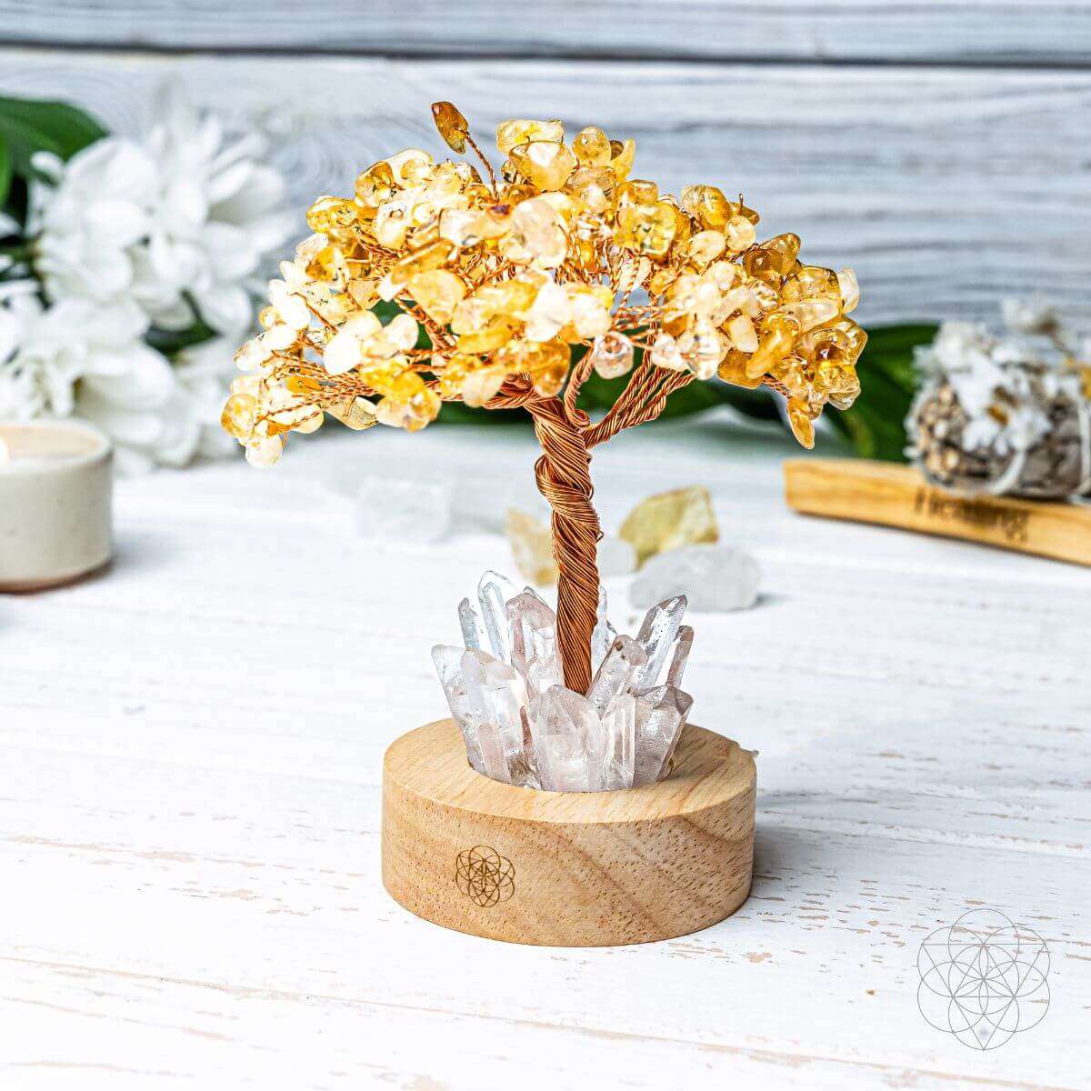 Golden Lamp of Wealth - Citrine Tree Conscious Items Default Title Default Title-