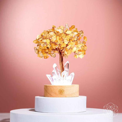 Golden Lamp of Wealth - Citrine Tree Conscious Items Default Title Default Title-