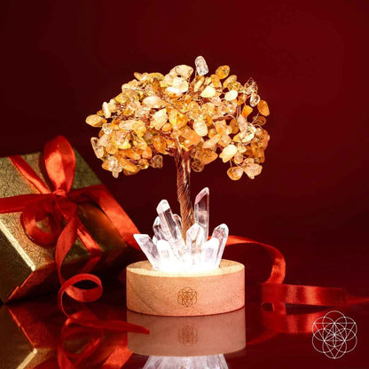 Golden Lamp of Wealth - Citrine Tree Cartsfy Inc.