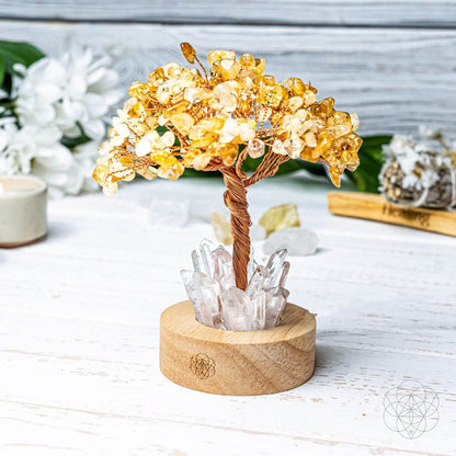 Golden Lamp of Wealth - Citrine Tree - Cartsfy Inc.