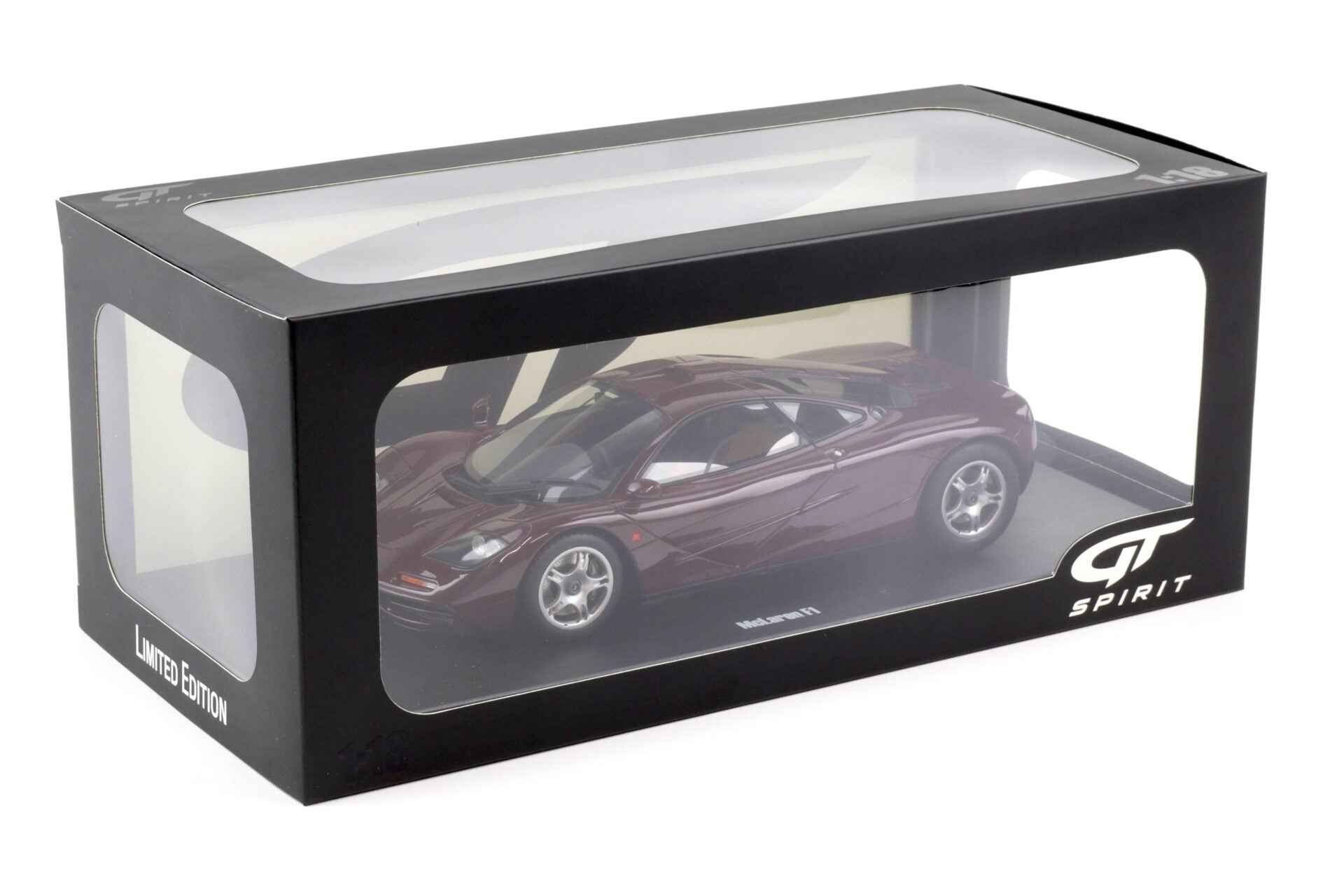 GT Spirit 1992 Mclaren F1 Dark Red 1:18 Cartsfy Inc.