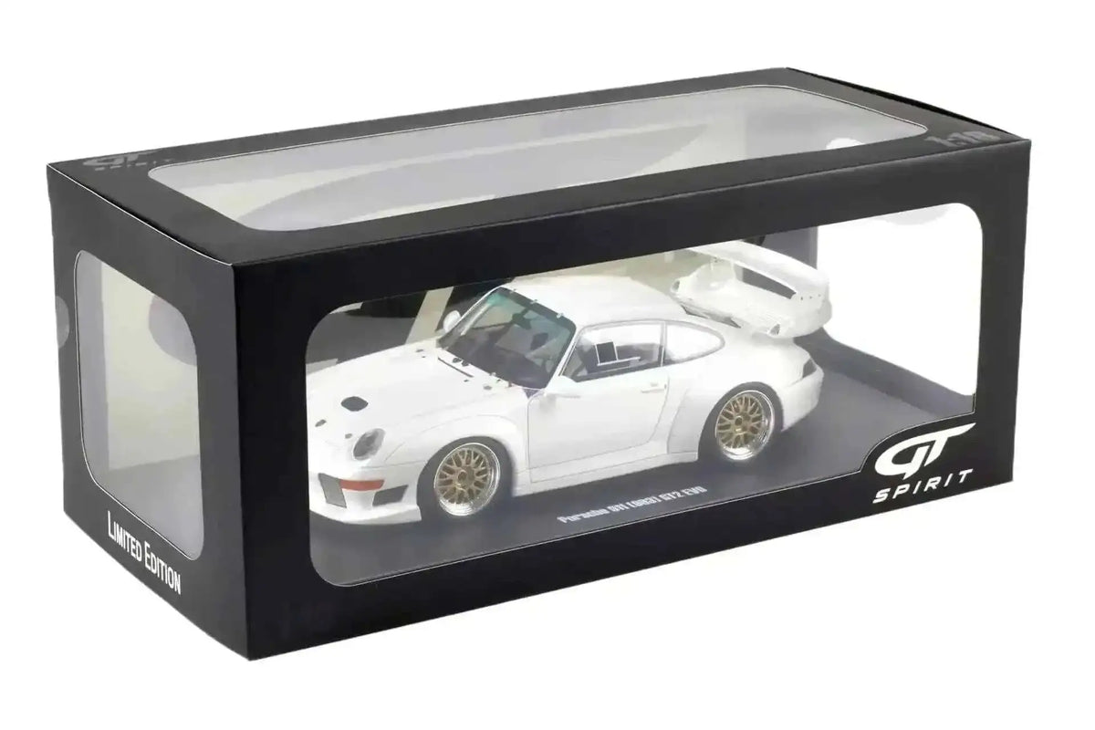 GT Spirit 1995 Porsche 911 993 GT2 Evo White 1:18 Cartsfy Inc.
