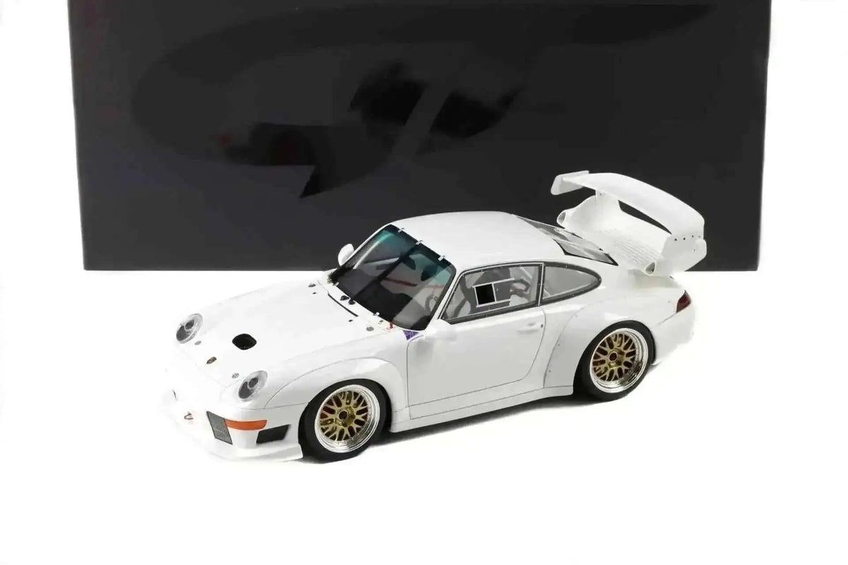 GT Spirit 1995 Porsche 911 993 GT2 Evo White 1:18 Cartsfy Inc.
