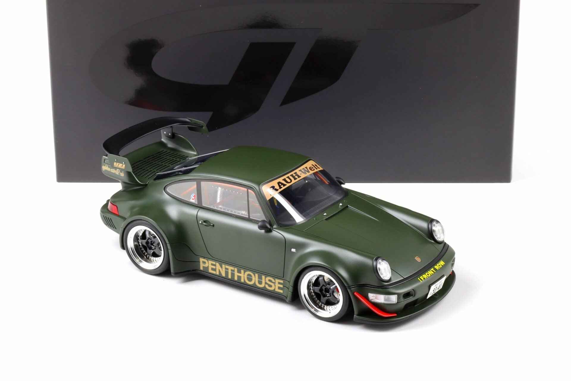 GT Spirit 2008 Porsche 911 964 RWB (Penthouse) Matte Army Green 1:18 Cartsfy Inc.