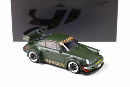 GT Spirit 2008 Porsche 911 964 RWB (Penthouse) Matte Army Green 1:18 Cartsfy Inc.
