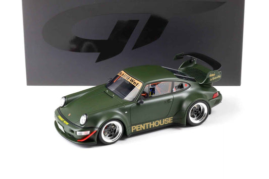GT Spirit 2008 Porsche 911 964 RWB (Penthouse) Matte Army Green 1:18 Cartsfy Inc.