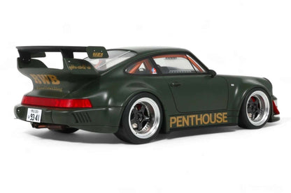 GT Spirit 2008 Porsche 911 964 RWB (Penthouse) Matte Army Green 1:18 Cartsfy Inc.