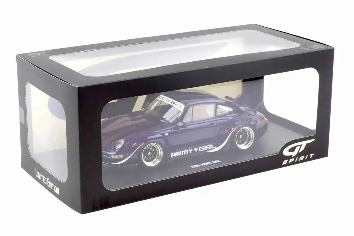 GT Spirit 2015 Porsche 993 RWB "Army Girl" Purple Metallic 1:18 Cartsfy Inc.