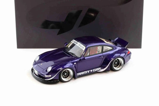 GT Spirit 2015 Porsche 993 RWB "Army Girl" Purple Metallic 1:18 Cartsfy Inc.