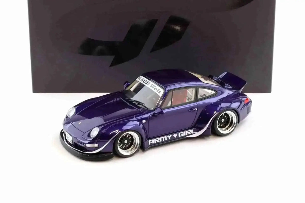GT Spirit 2015 Porsche 993 RWB "Army Girl" Purple Metallic 1:18 Cartsfy Inc.