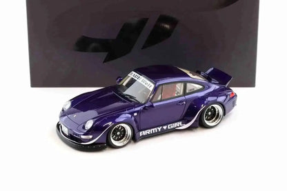 GT Spirit 2015 Porsche 993 RWB "Army Girl" Purple Metallic 1:18 Cartsfy Inc.